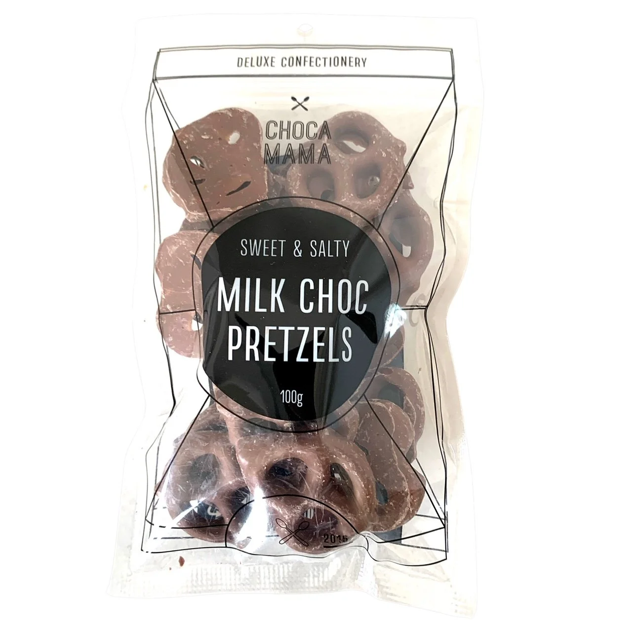 Milk Choc Pretzels 100g