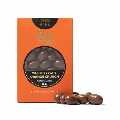 Milk Chocolate Orange Crunch 100g
