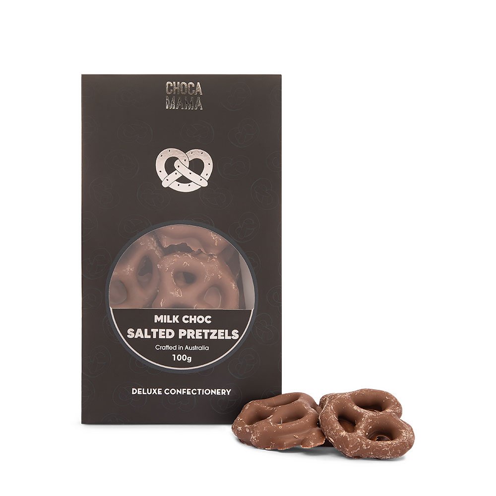 Milk Chocolate Salted Pretzels 100g