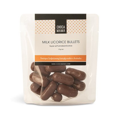Milk Soft Licorice Bullets 175g