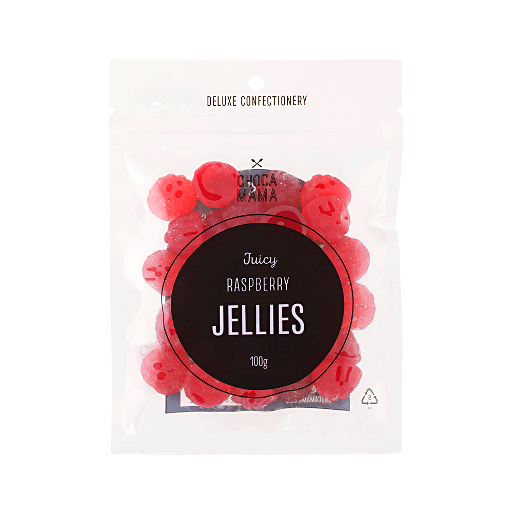 Juicy Raspberry Jellies 100g
