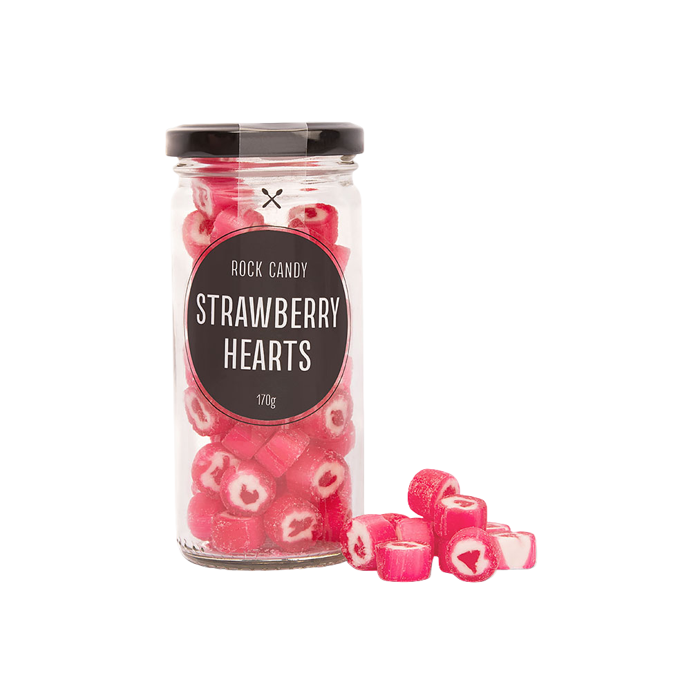 Strawberry Love Hearts 170g