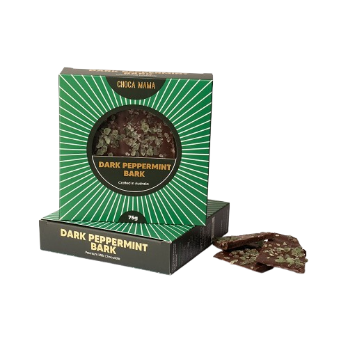 Dark Chocolate Peppermint Bark 75g