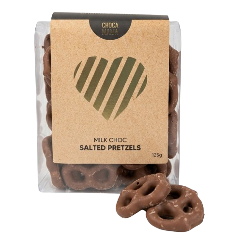 Milk Chocolate Salted Pretzels 125g Gift Tray