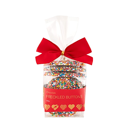 Chocolate Freckled Button 150g Red Ribbon