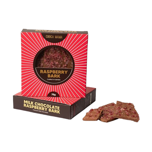 Milk Chocolate Raspberry Bark 75g