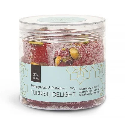 Pomegranate & Pistachio Turkish Delight Jar 250g