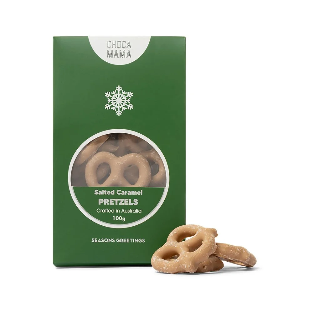 Salted Caramel Chocolate Pretzels 100g