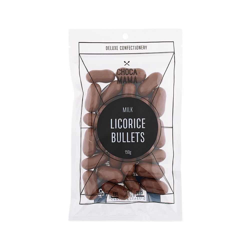 Milk Licorice Bullets 150g