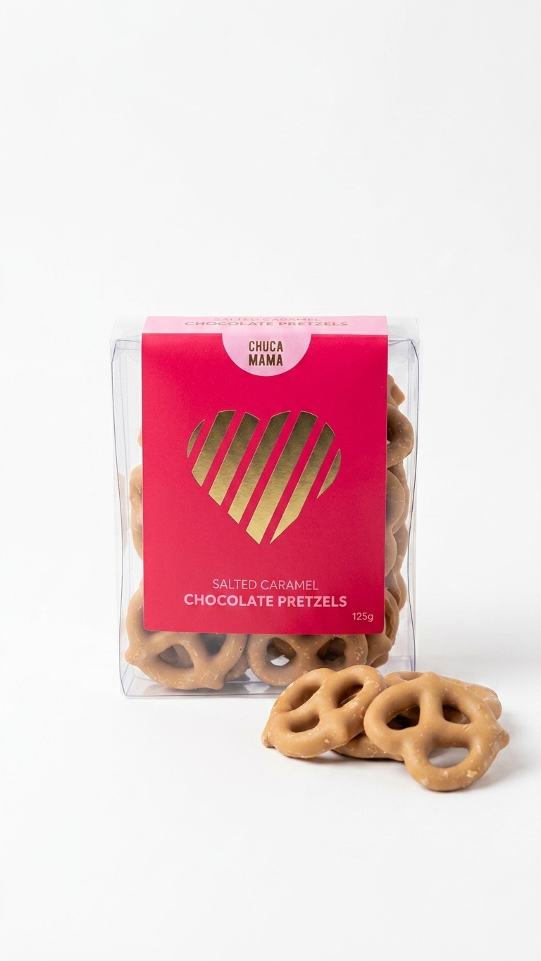 Salted Caramel Pretzels 125g Gift Tray