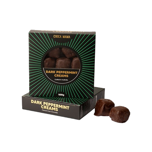 Dark Chocolate Peppermint Creams 100g