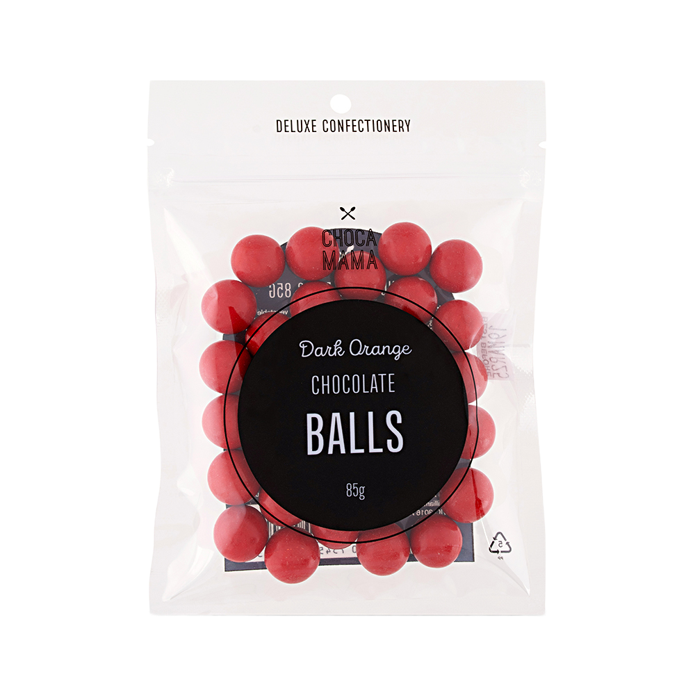 Dark Orange Chocolate Balls 85g