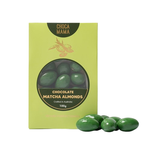 Chocolate Matcha Almonds 100g