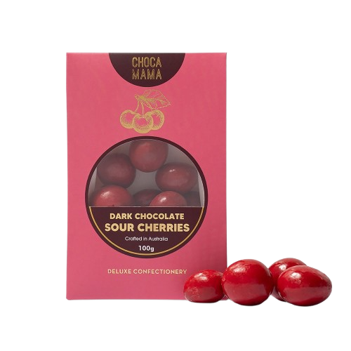 Dark Chocolate Sour Cherries 100g