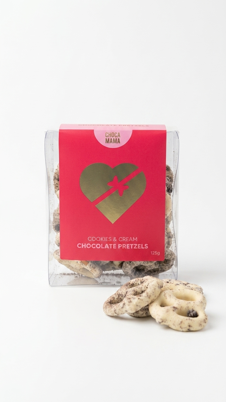 Cookies & Cream Pretzels 125g Gift Tray