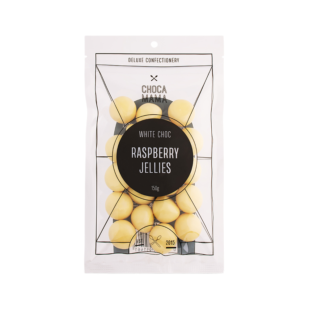 White Chocolate Raspberry Jellies 150g