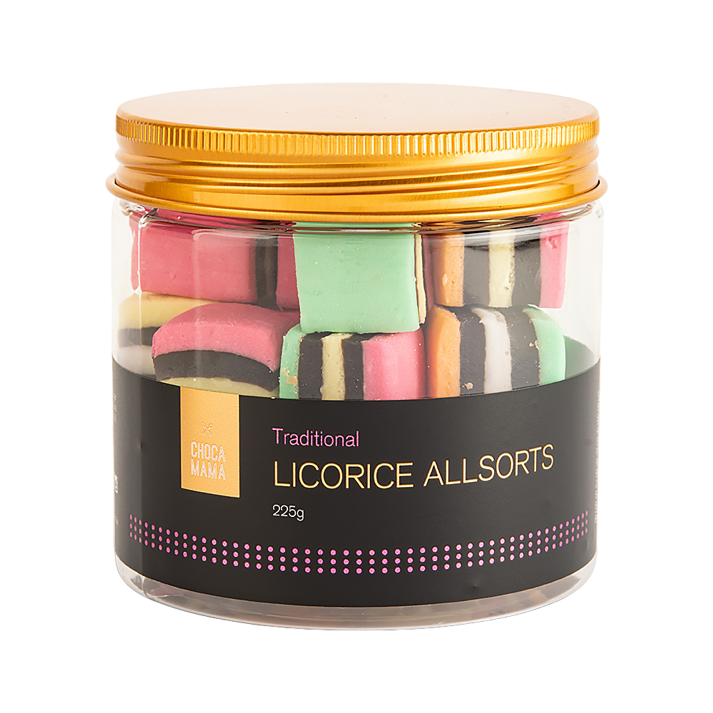 Licorice Allsorts Jar 225g