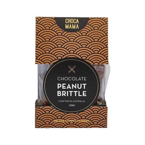Chocolate Peanut Brittle  Small  Box 125g