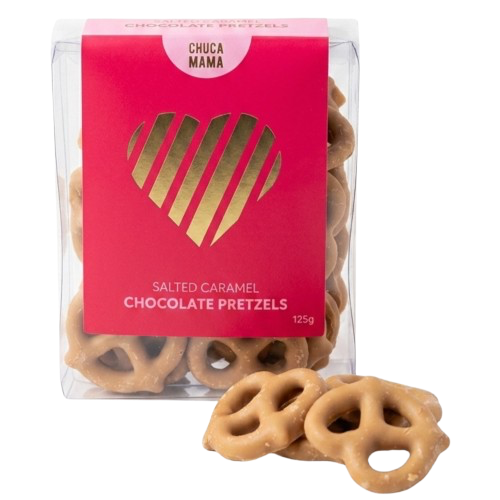 Salted Caramel Pretzels 125g Gift Tray