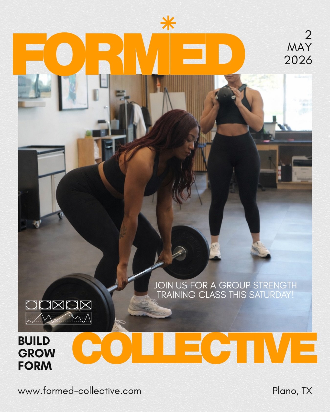 Come out THIS SATURDAY to build community, grow in your fitness journey, and form a new you! 🥳🤍 #dallasevents #dallastrainer