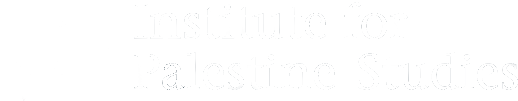 Logo of the Institute for Palestine Studies featuring a stylized eagle and the institute's name in black and white.