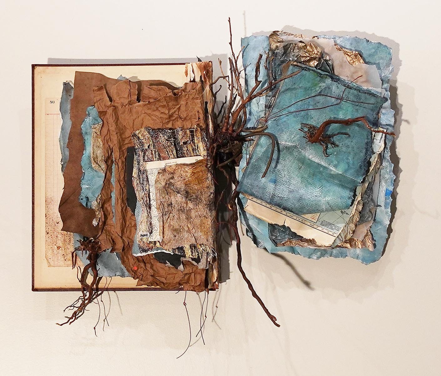 Datum Drift explores the shifting threshold between land and water—an ecological & institutional boundary where systems of control begin to loosen. 
Atlas fragments, survey references and archival papers form a compressed terrain on the landward side