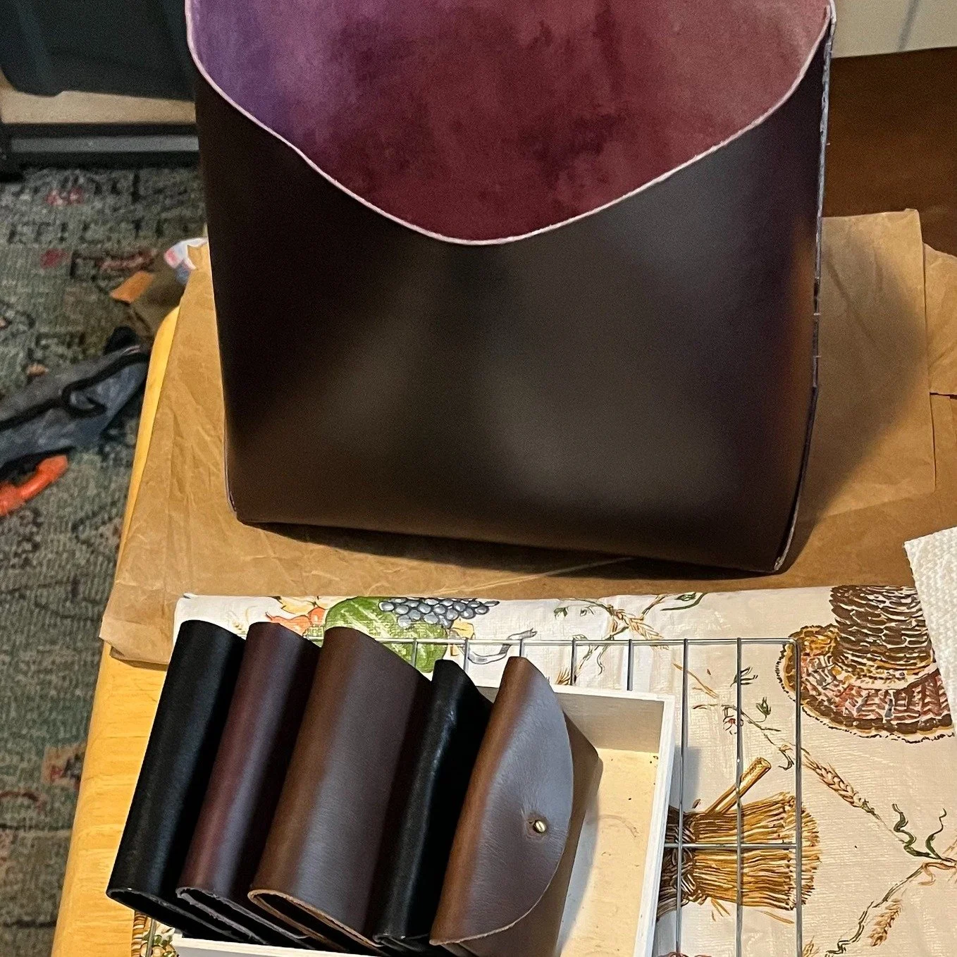 Something carefully crafted is almost ready. 

The first Threads &amp; Leather pieces arrive soon!