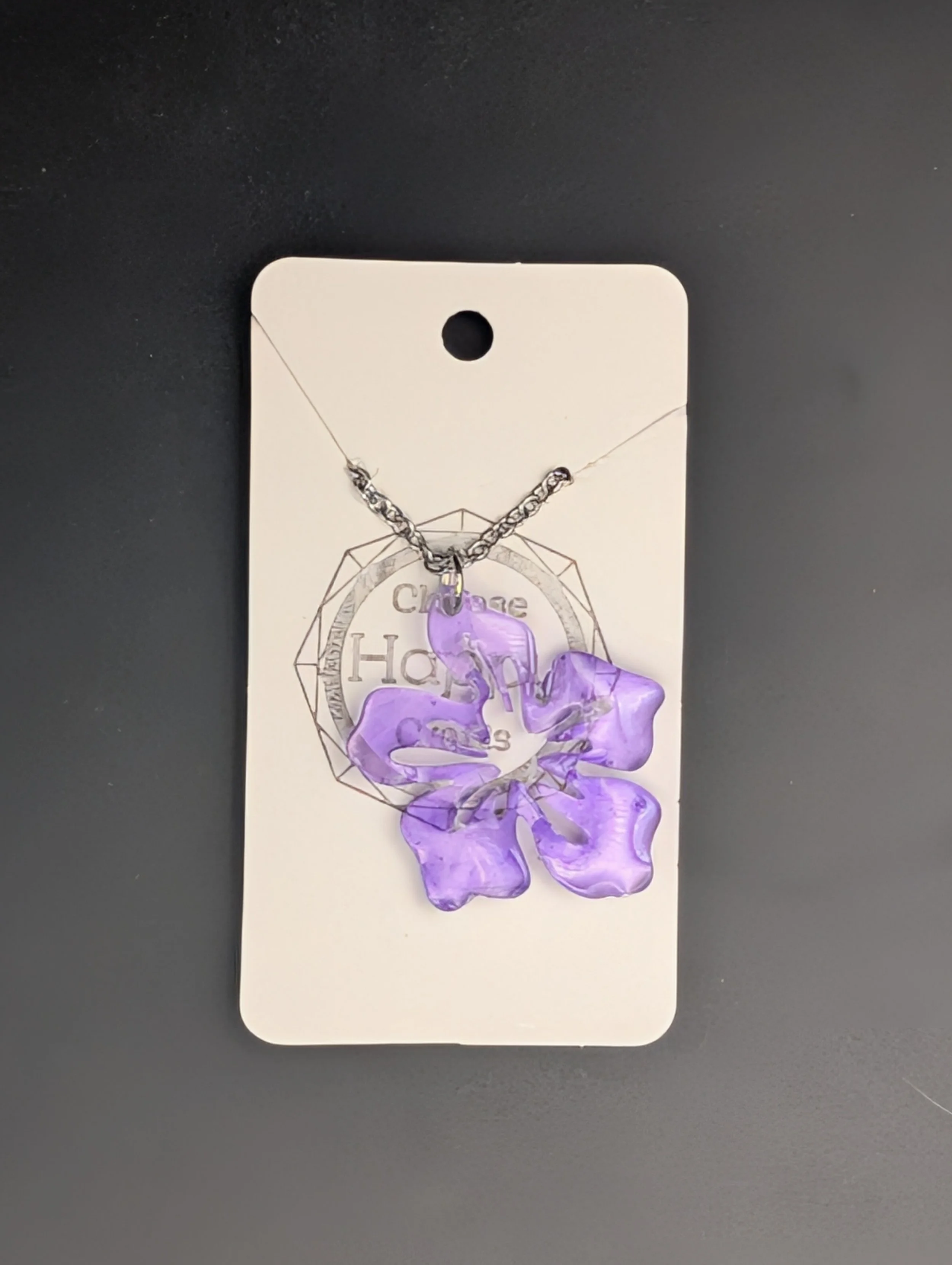Purple Flower Necklace