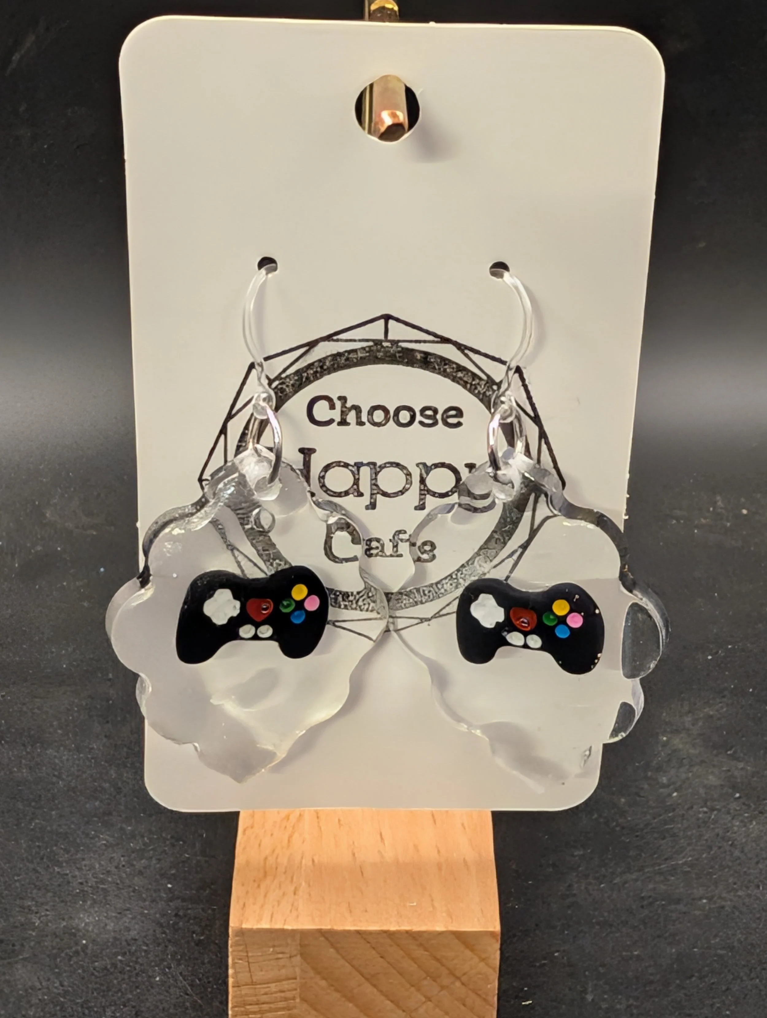 Gaming Controller with Scalloped Edge Dangles