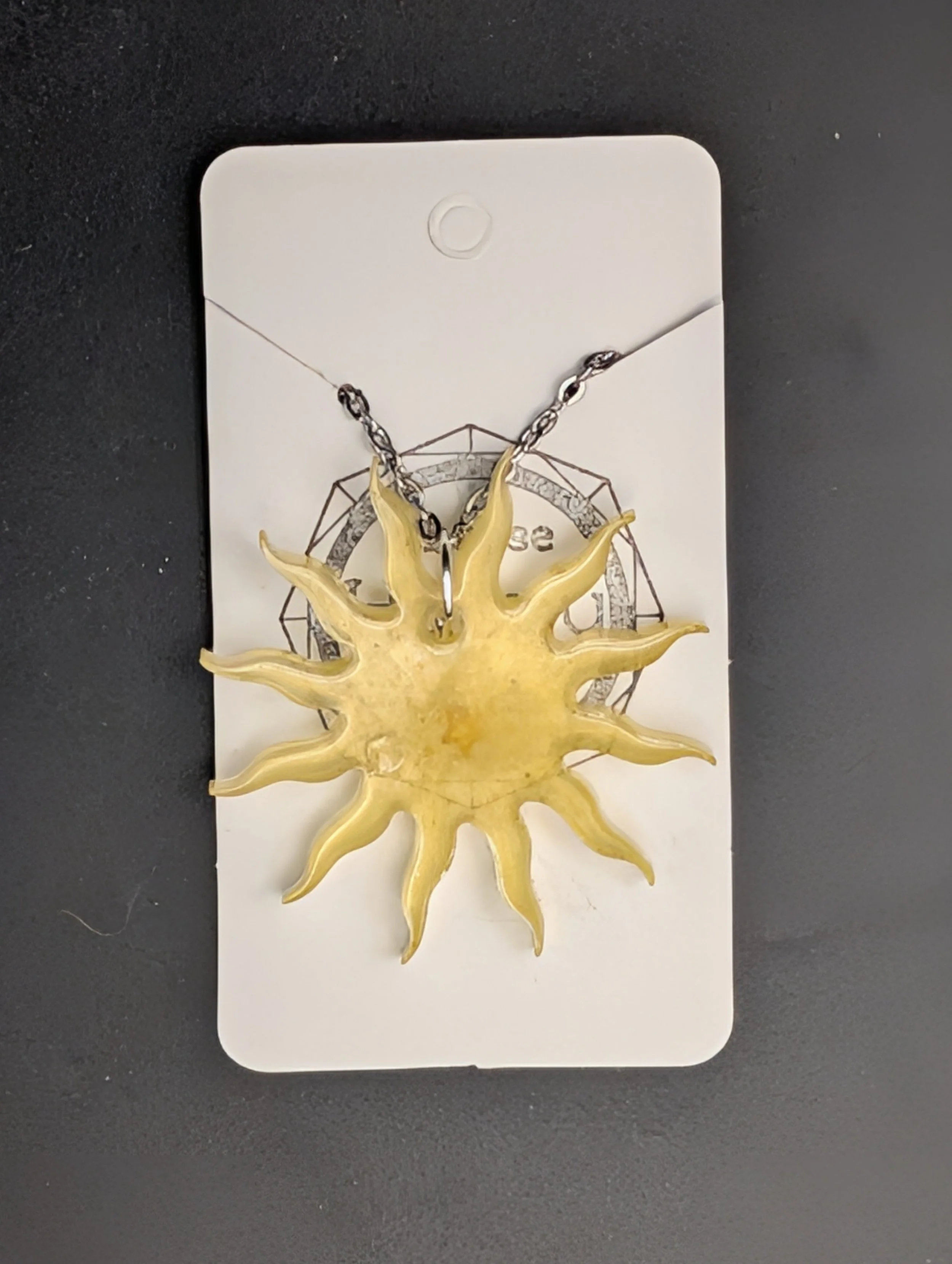 Yellow Sun Necklace