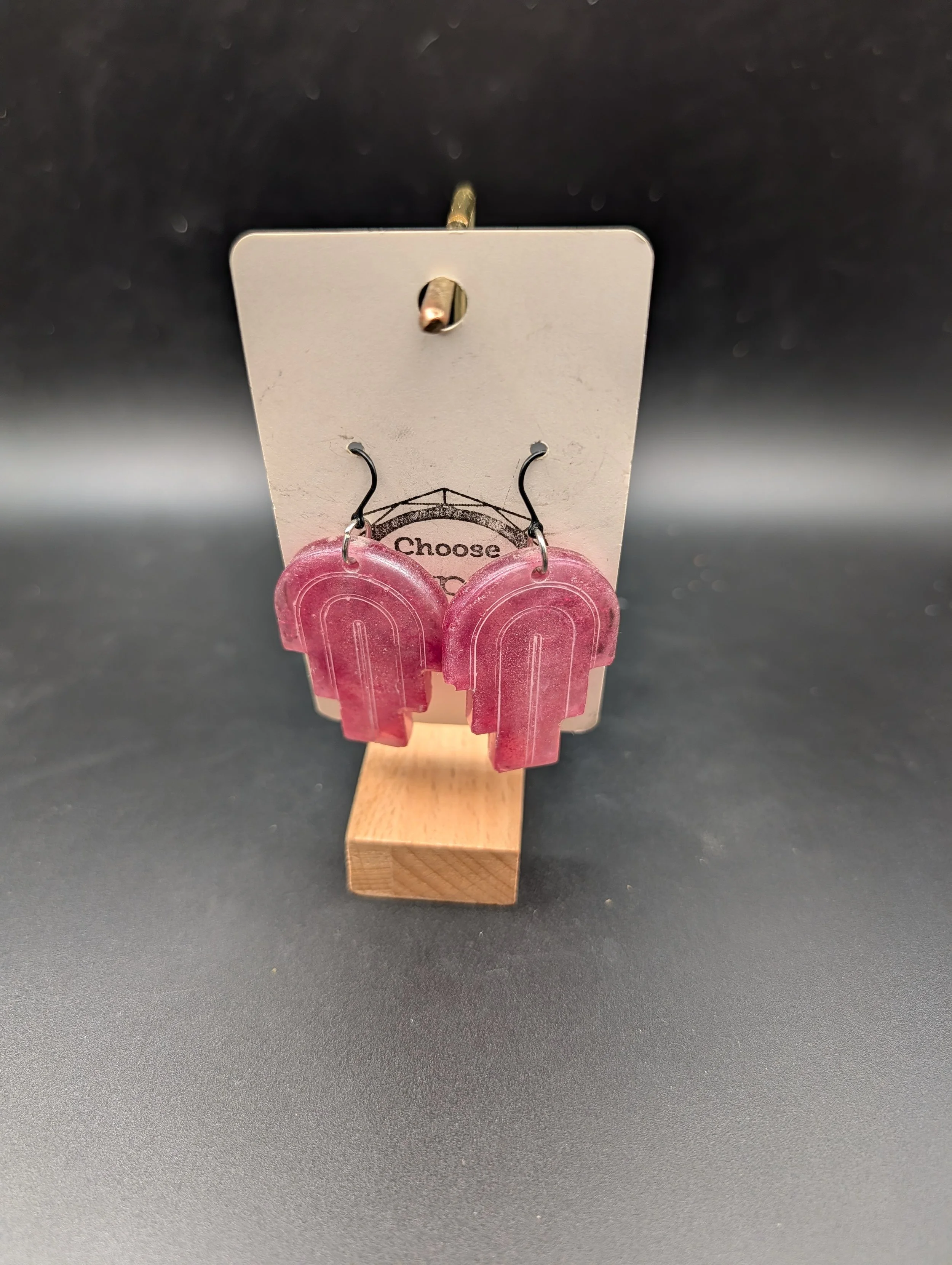 Light Pink Rainbow Dangles