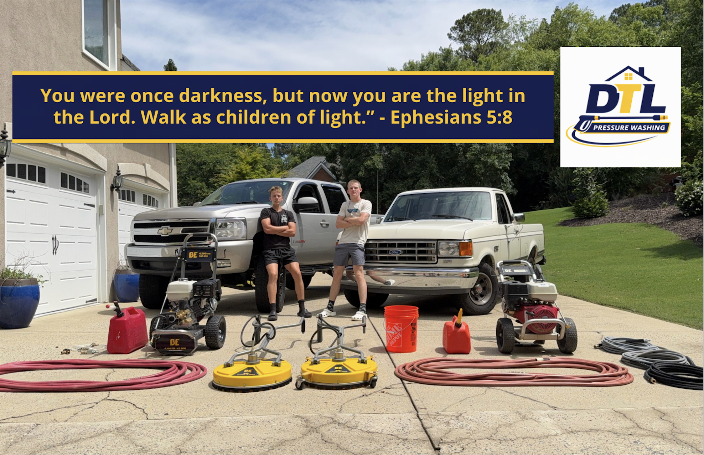DTL pressure washing, LLC. equiptment photo