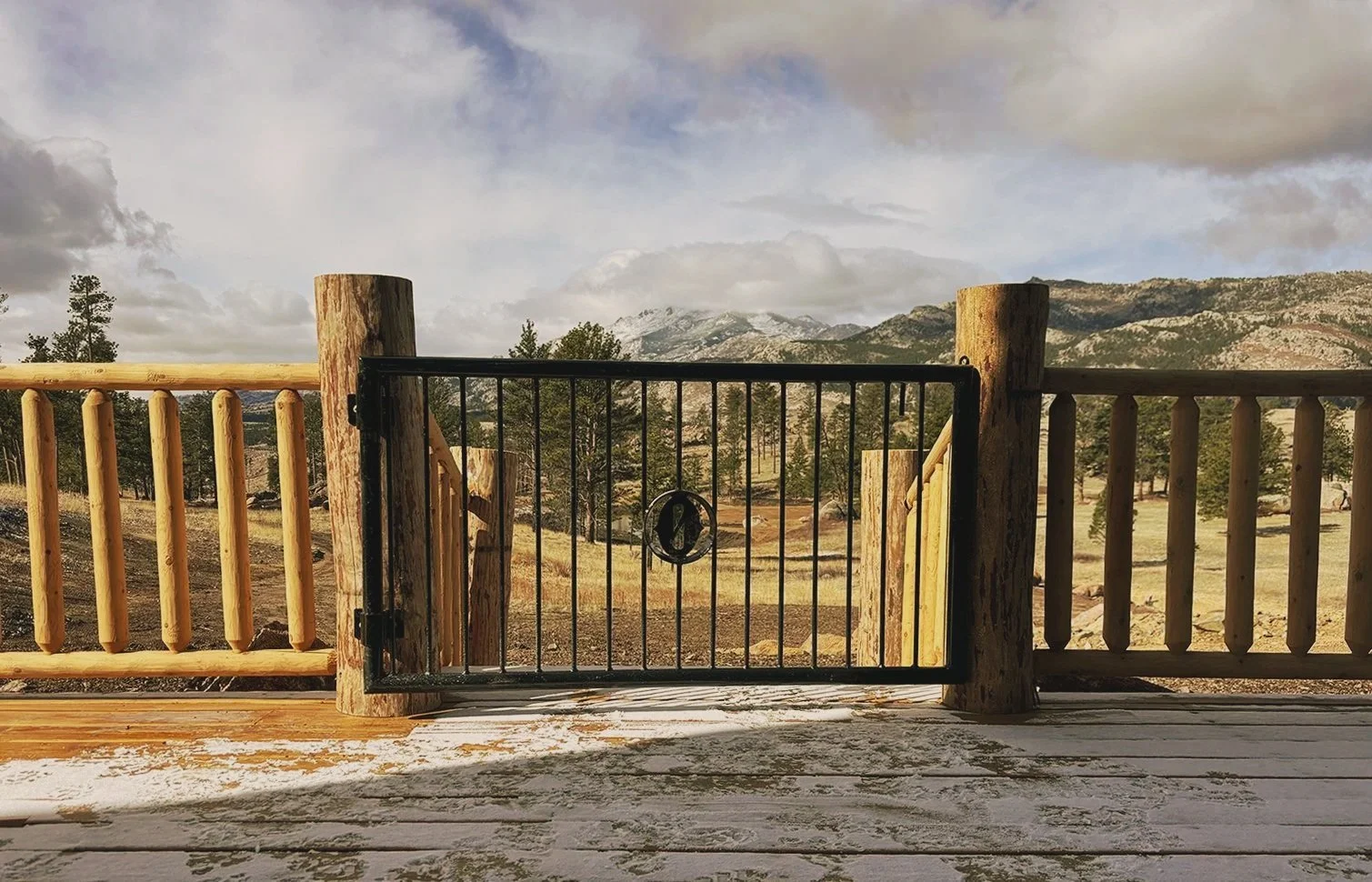 Custom Family Cabin Gate