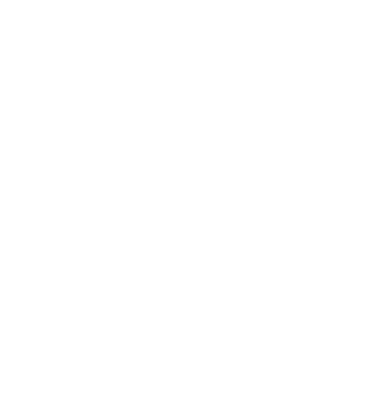 A simple line drawing of a cat sitting upright with its tail curled around its paws, set against a plain background.