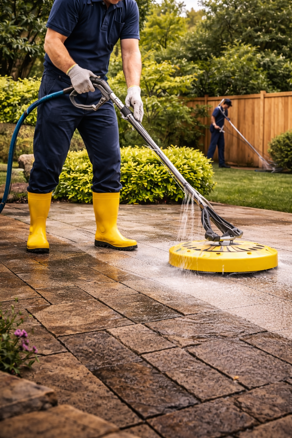 Power washing, patio cleaning