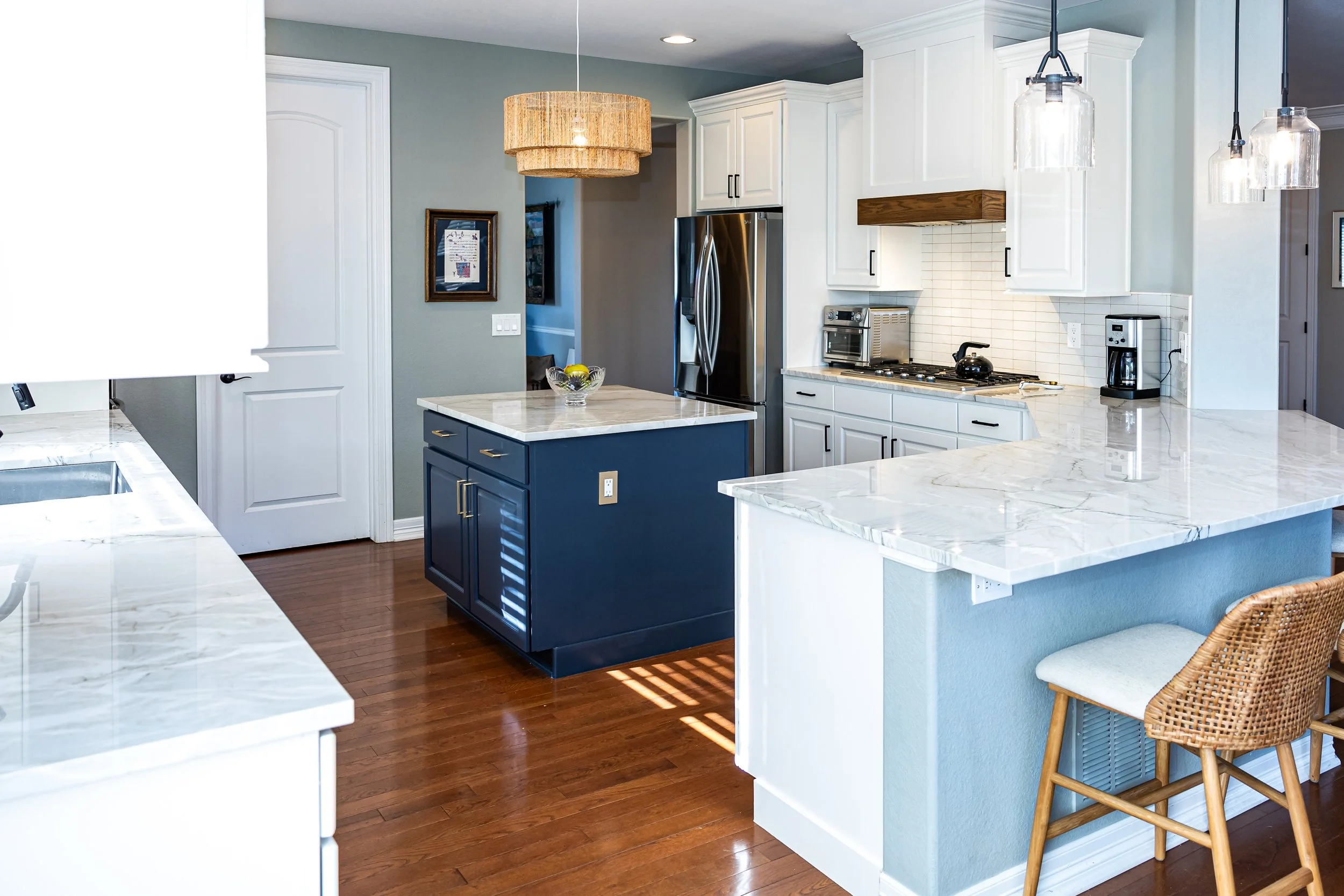 Contemporary Transitional Kitchen Remodel in Lakewood, CO by Fresh Paint Designs project photo