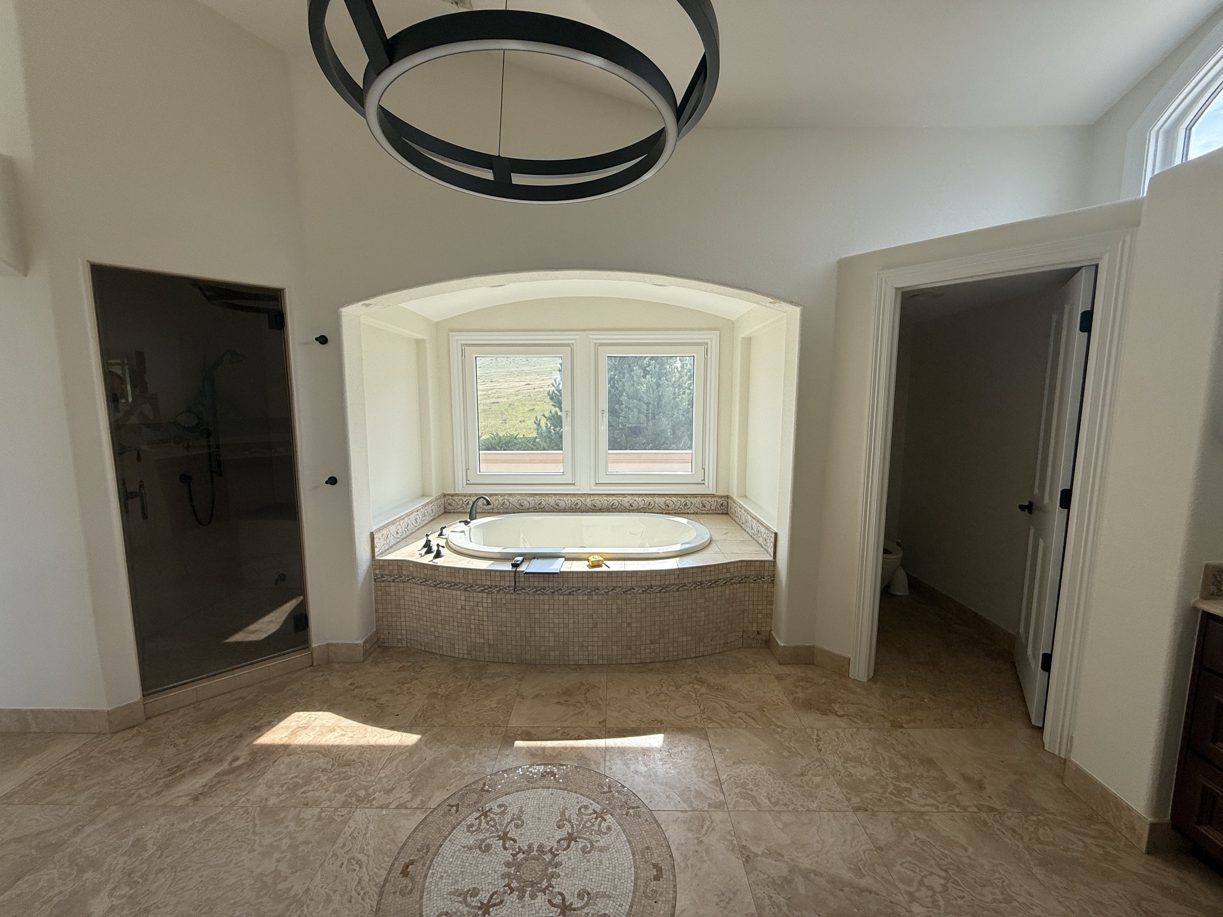 Primary Bath (Tub) Before with Side Shower