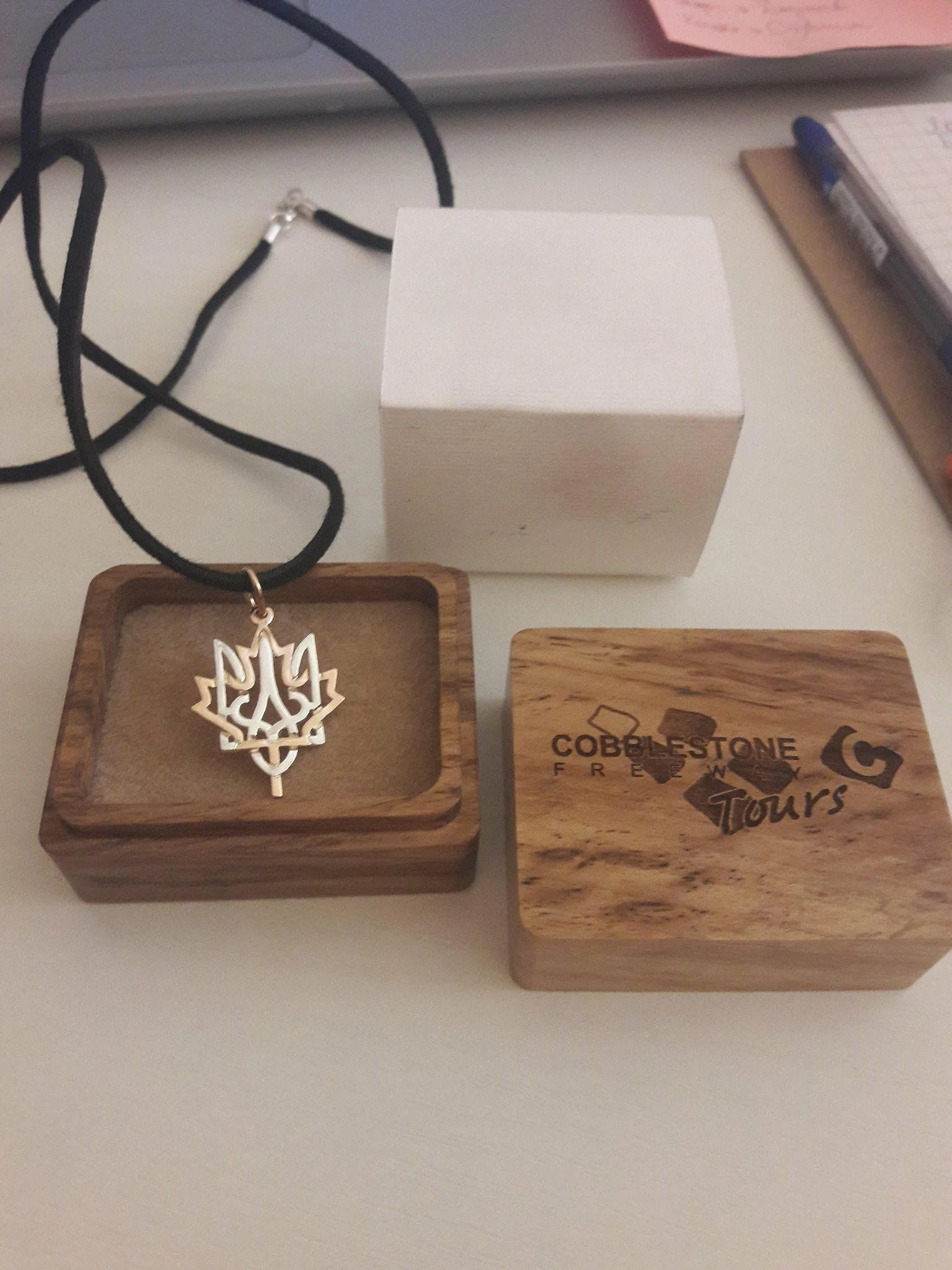 Maple Tryzub Necklace