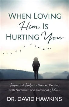 Silhouette of a woman standing on a hill overlooking a landscape with birds flying in the sky, with text about love, hurt, and emotional abuse.