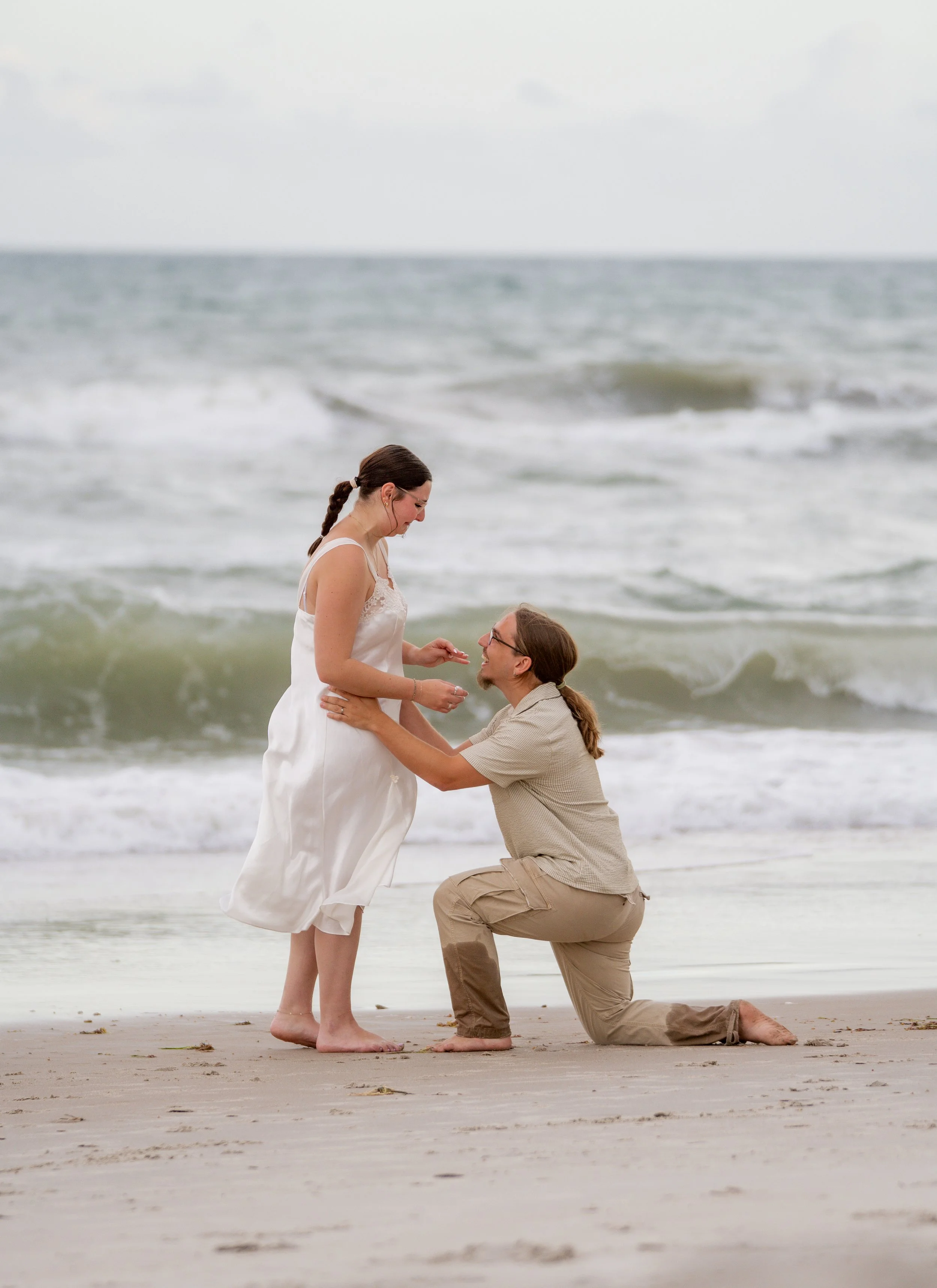 Topsail Beach, North Carolina photographer Wrightsville Beach NC Engagement Photographer Wilmington engagement photoshoot