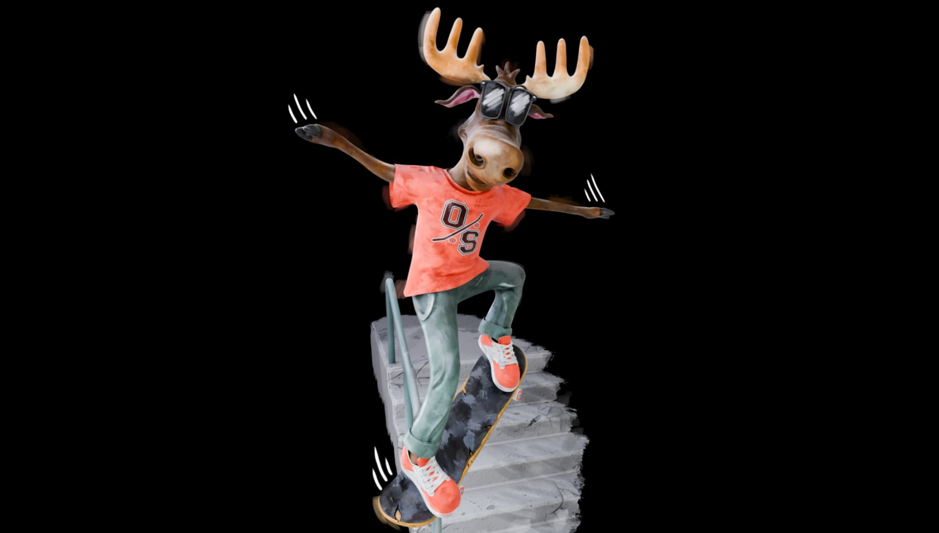  “Chadd Mooska” design by 3D artist Matt Mackie.  
