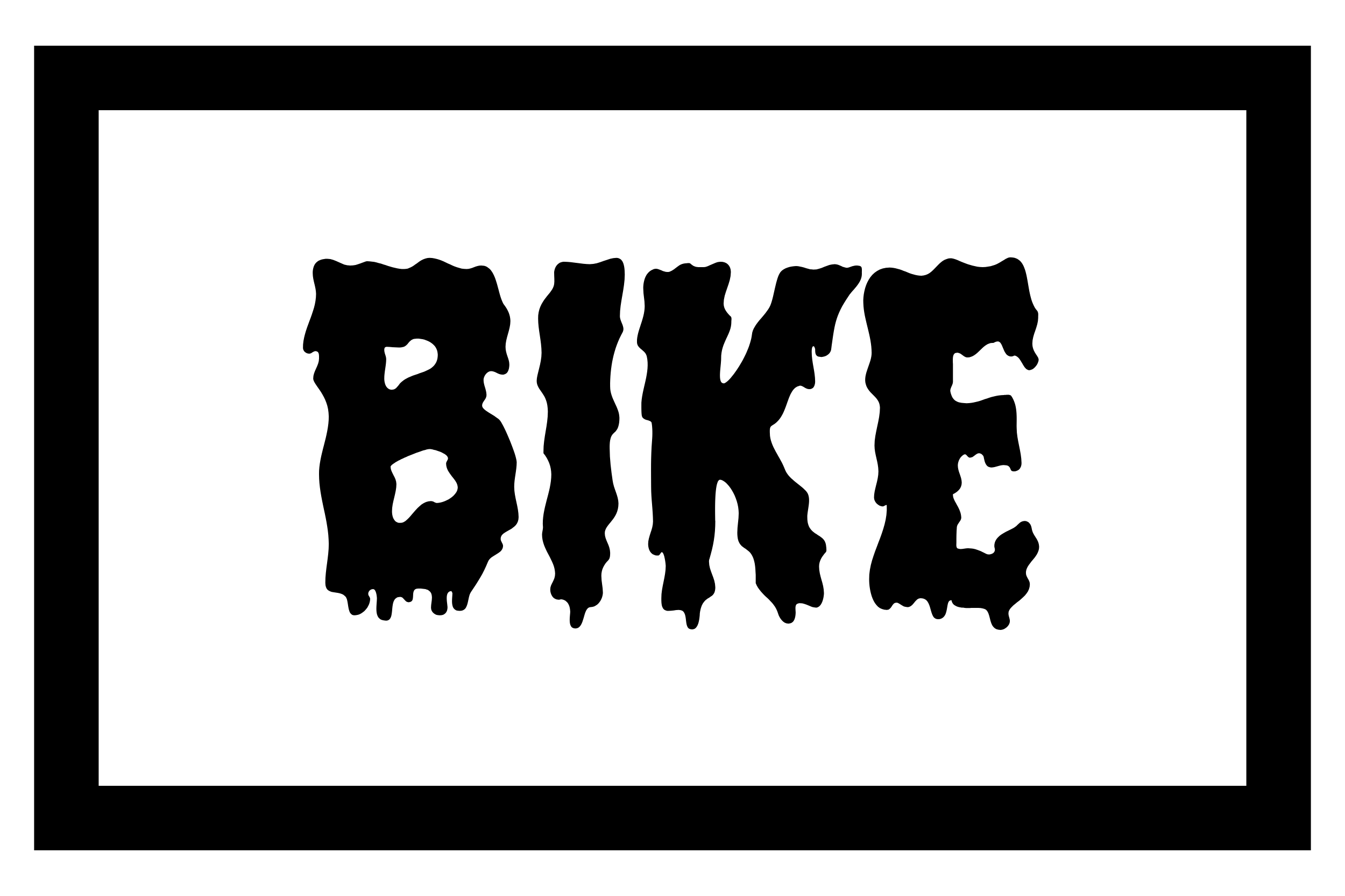 Misprint Bike Button