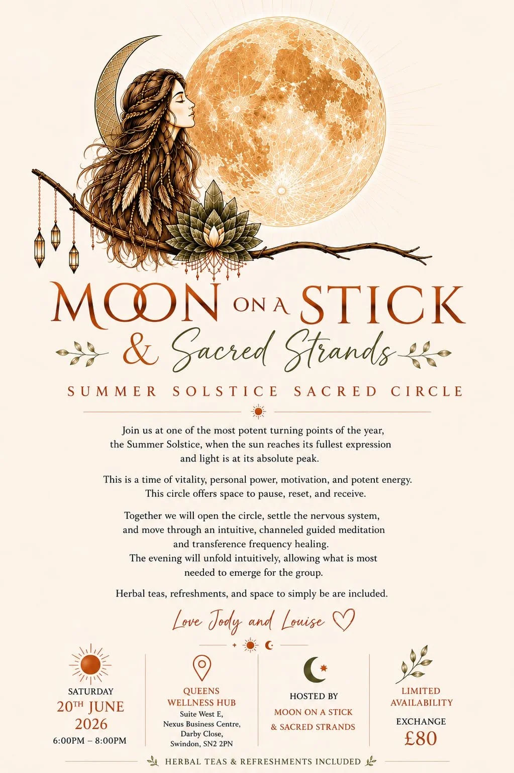 Summer solstice sacred circle