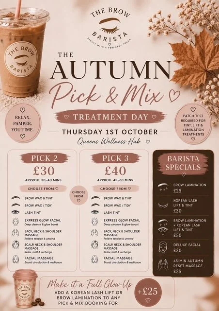 Pick & mix treatments with the Brow Barista