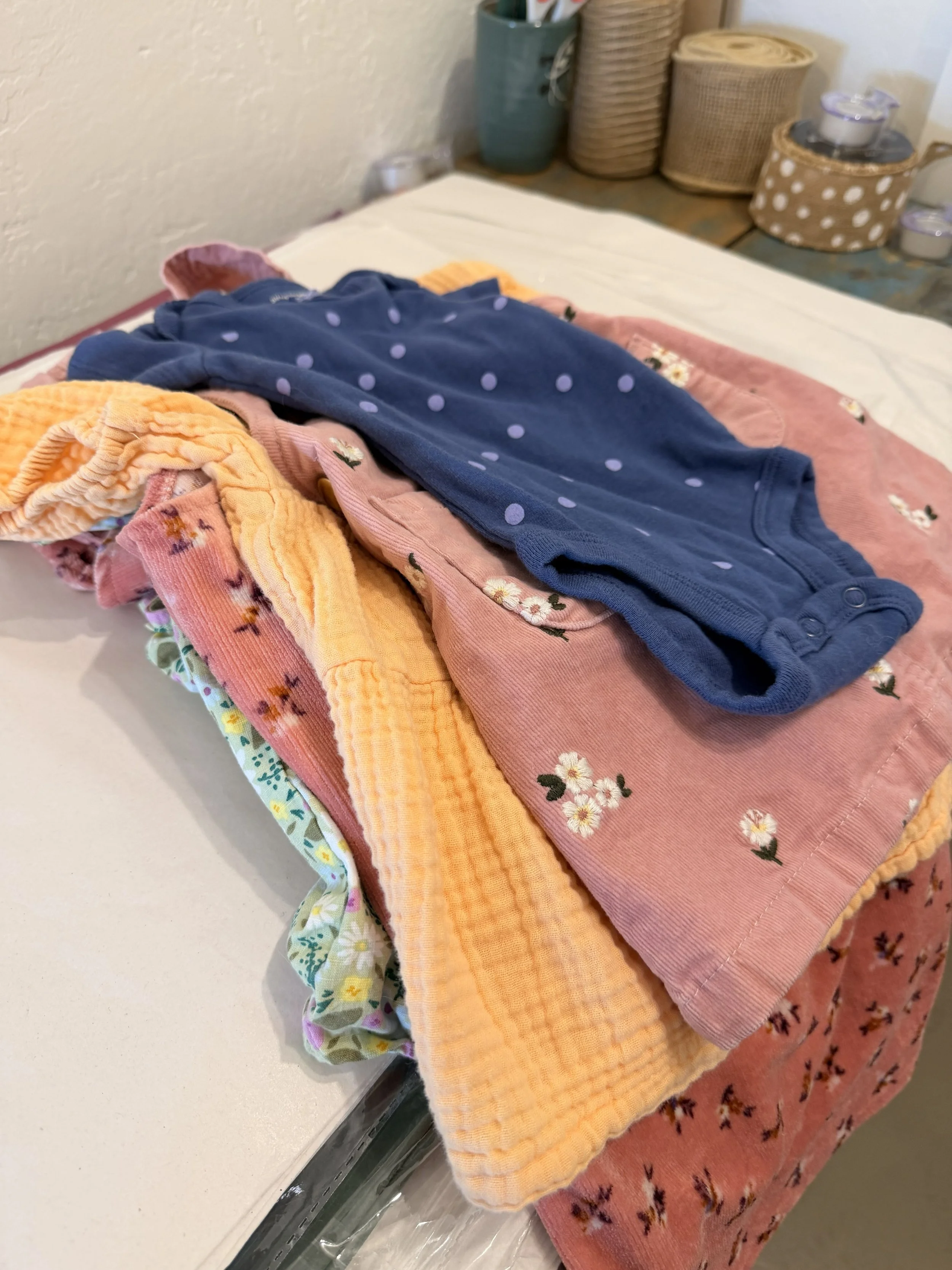 Just some of the super cute kids clothes we have at Bloomie's Boutique! (Photo credit: Melissa Mitchell-Hooge)