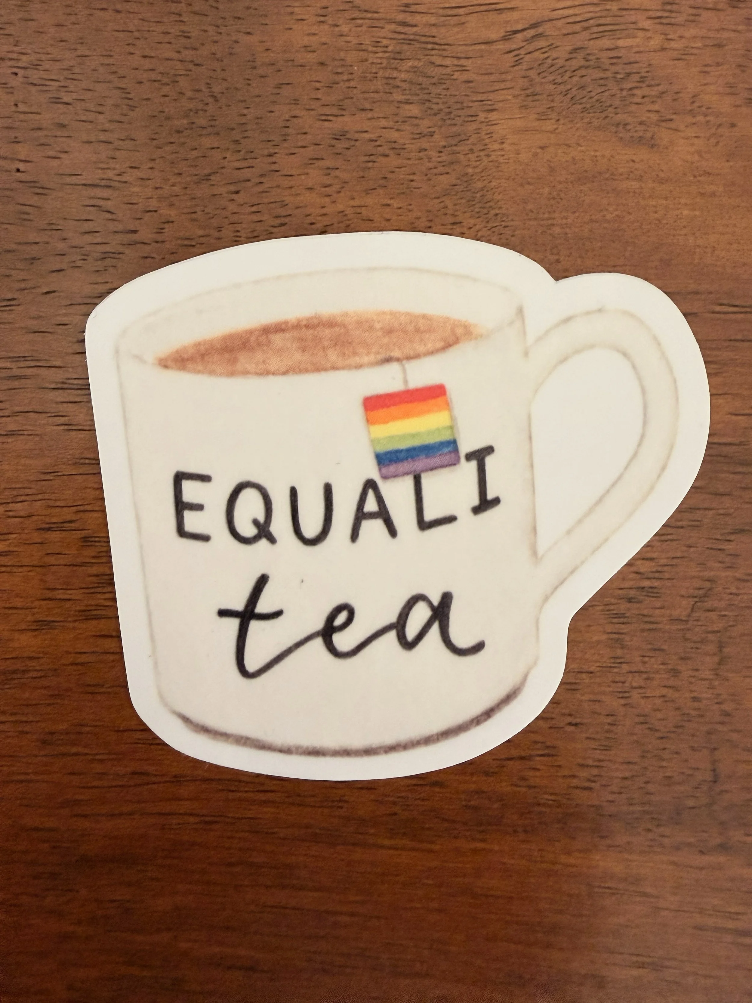 Equali-Tea Vinyl Sticker