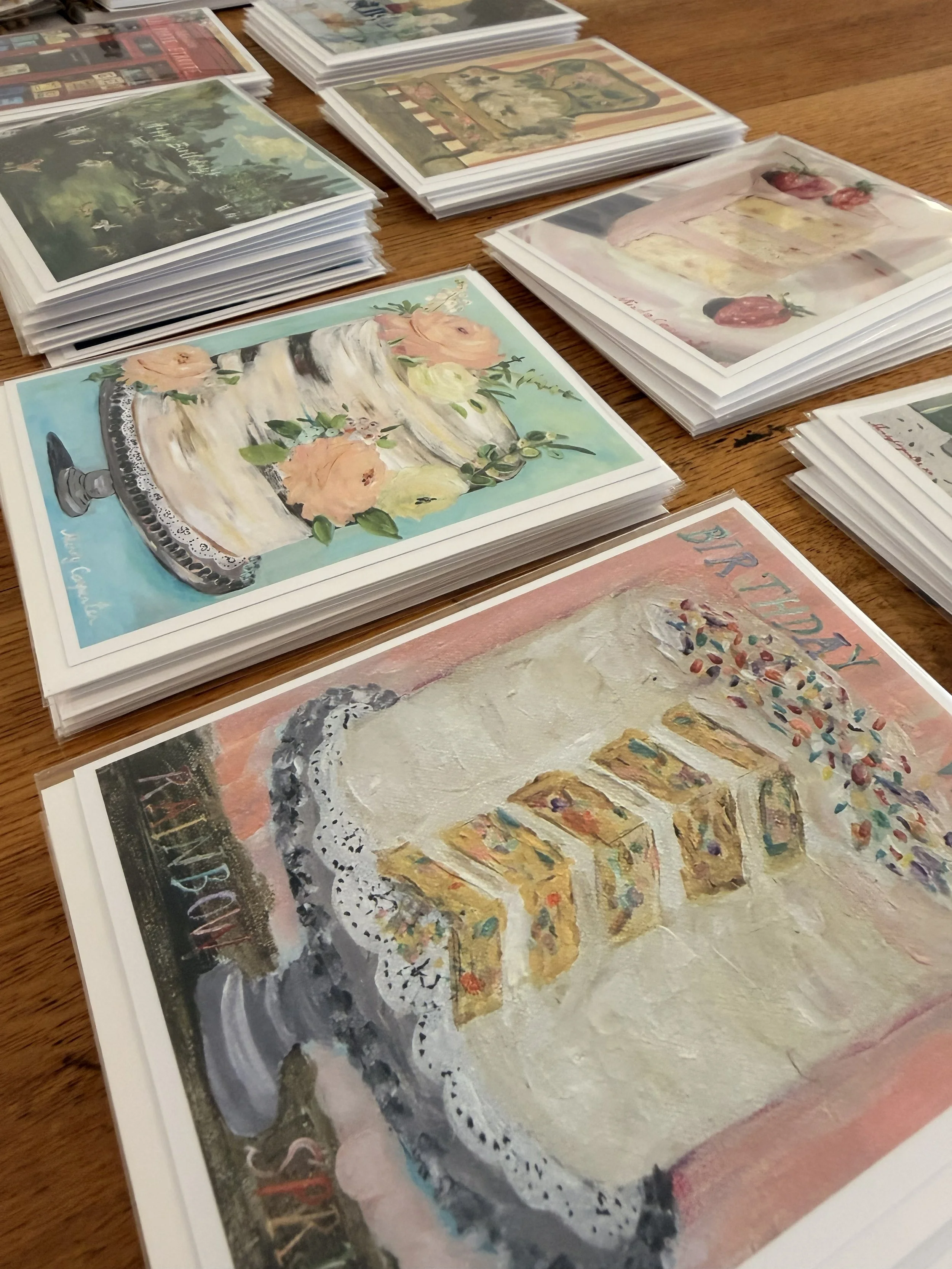 Birthday cards by Carpe Diem Papers at Bloomie's Boutique. (Photo credit: Melissa Mitchell-Hooge)