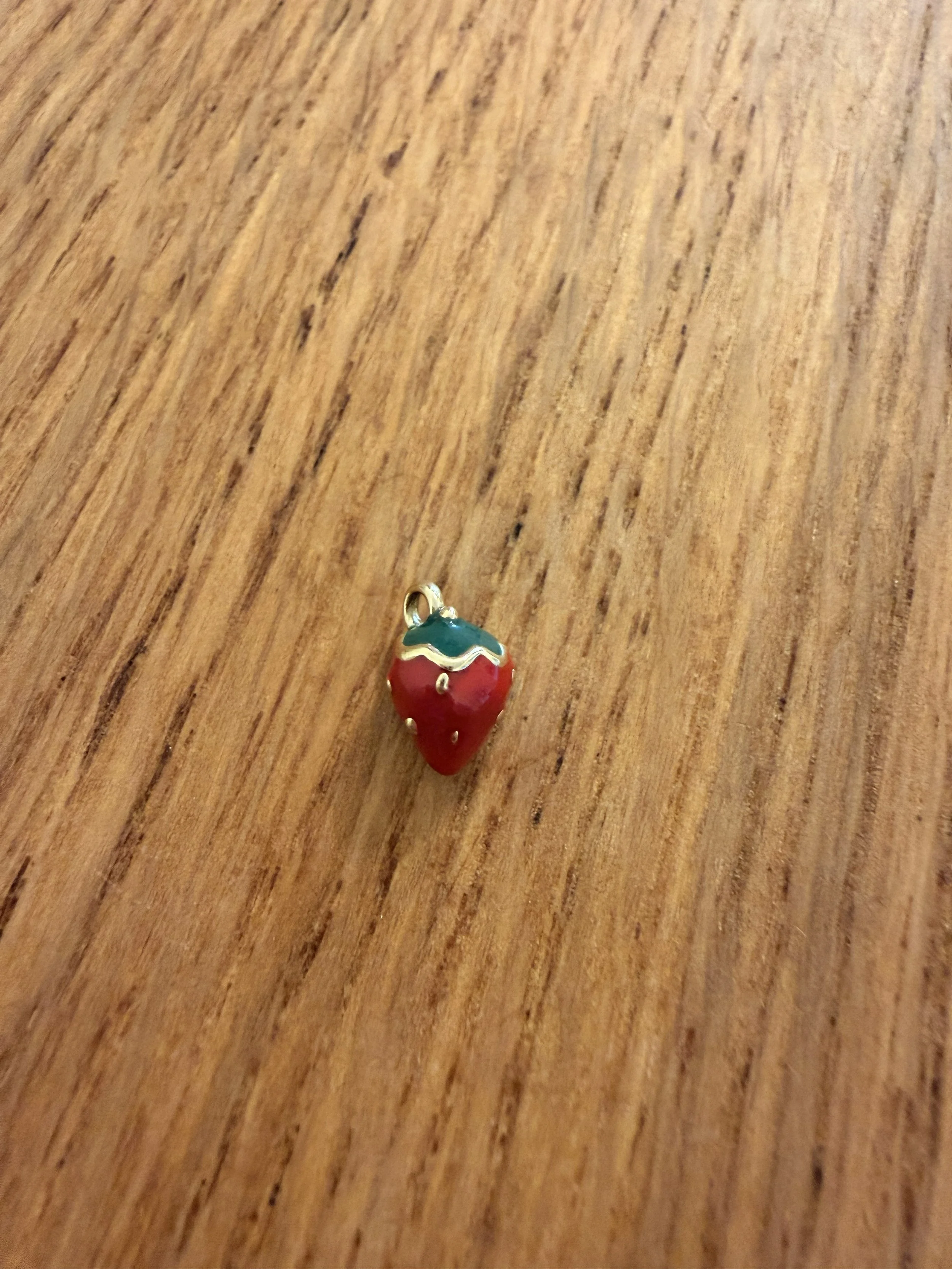 Red Strawberry Charm