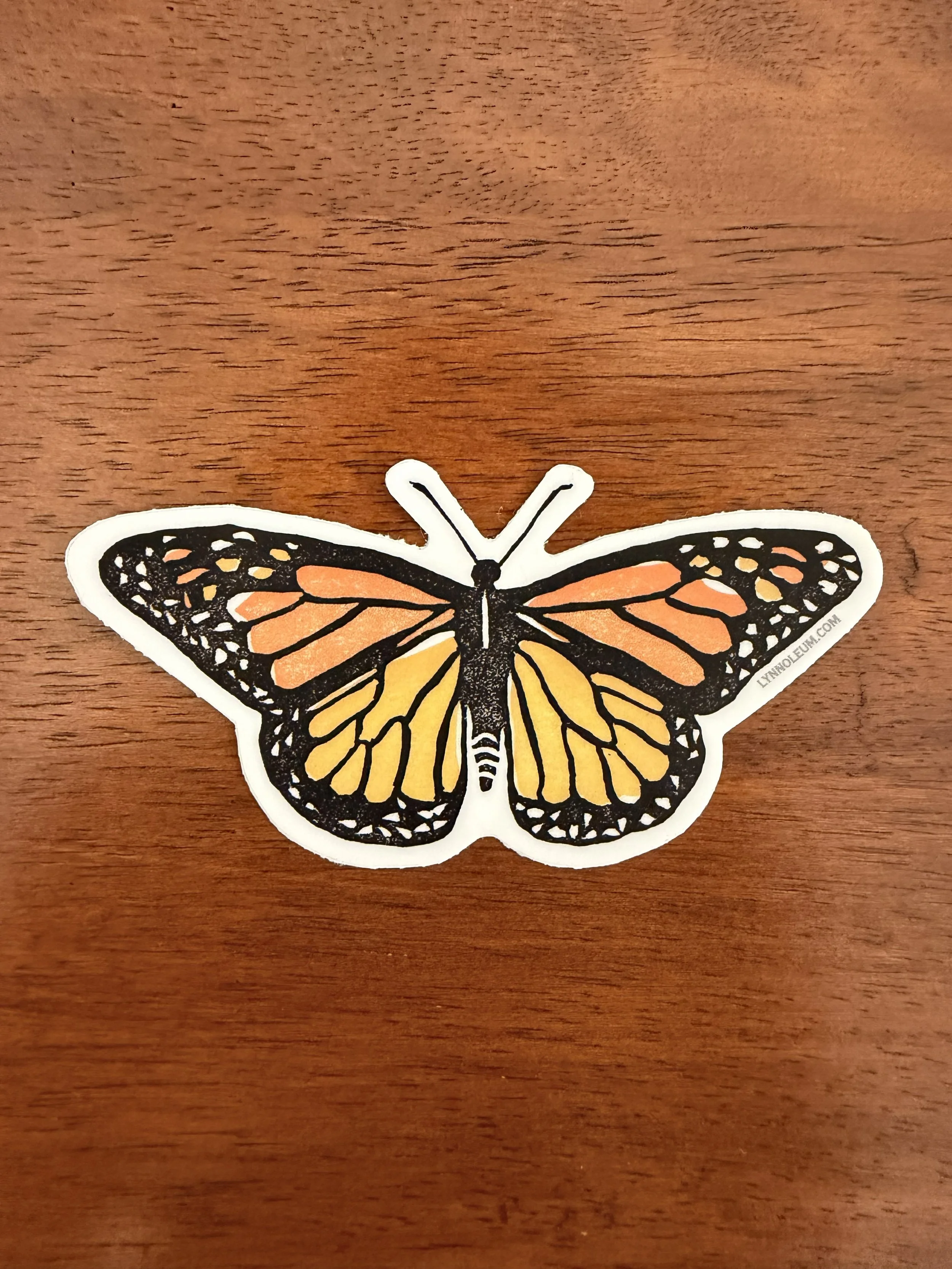 Monarch Butterfly Vinyl Sticker