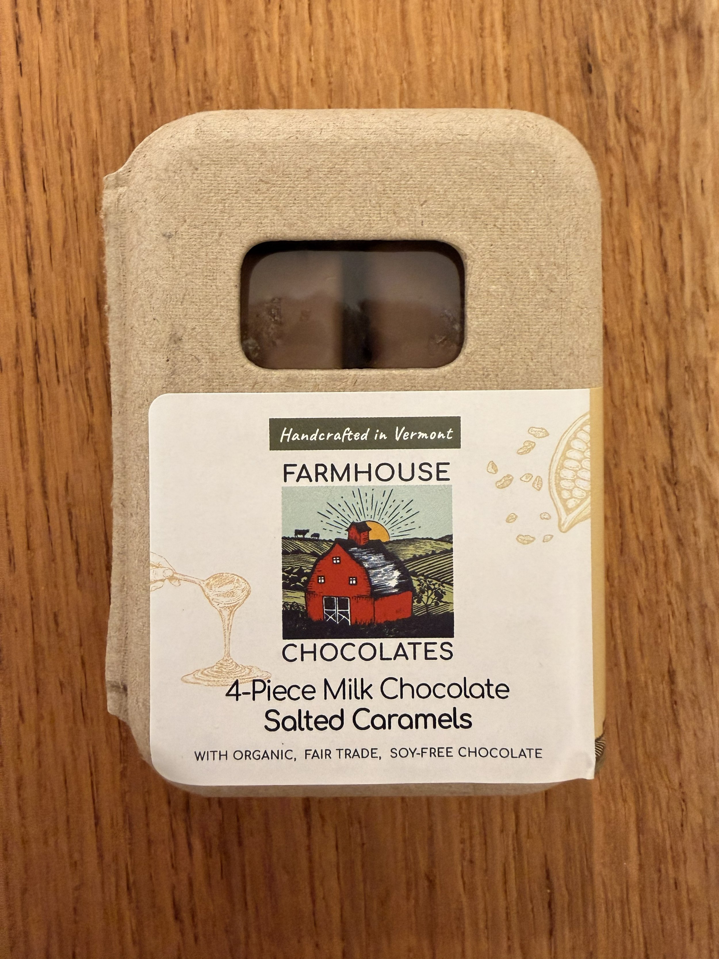 4-Piece Milk Chocolate Salted Caramels